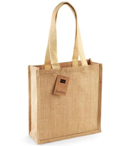 Westford Mill Jute Compact Tote Bag - NAT - ONE